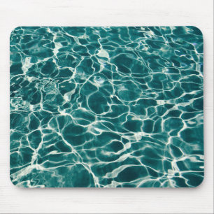 Blue Water Pattern Mouse Pad