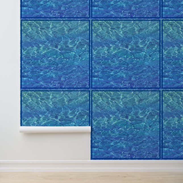 Blue Water Patterns Beach Ocean Sea Nautical Cool Wallpaper (Application)