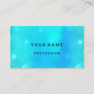 Blue Water Pearly Abstract Minimal Silk Abstract Business Card