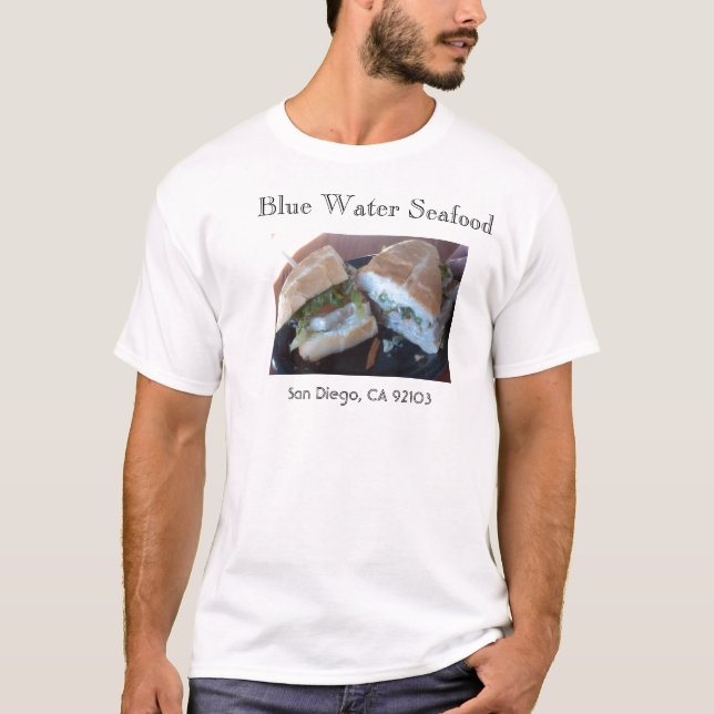 Blue Water Seafood T-Shirt (Front)