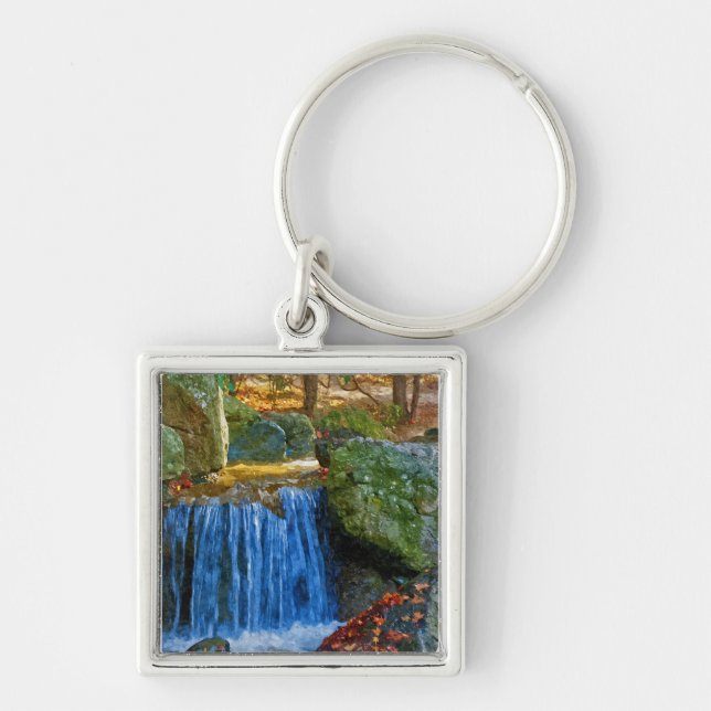 Blue Water Spring Key Ring (Front)