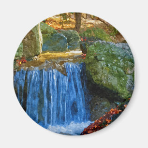 Blue Water Spring Magnet