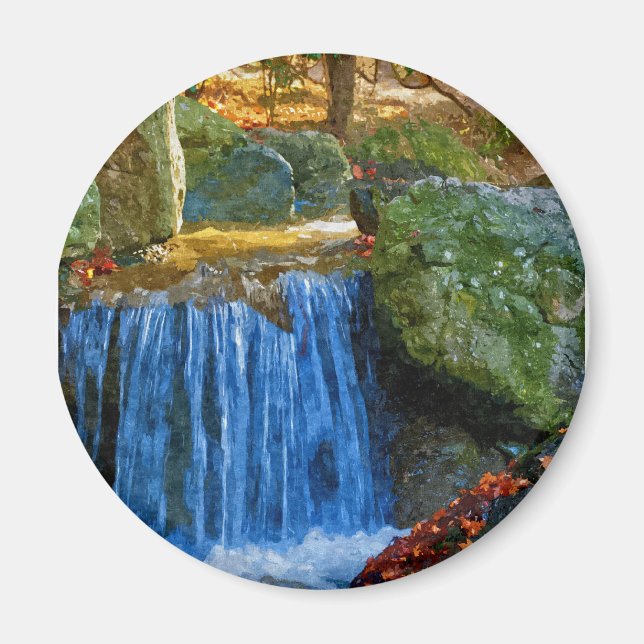 Blue Water Spring Magnet (Front)