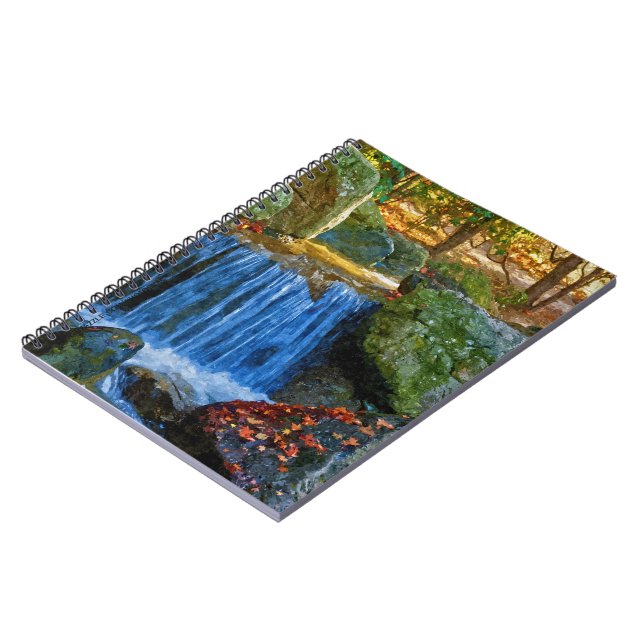Blue Water Spring Notebook (Left Side)