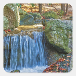 Blue Water Spring Square Sticker