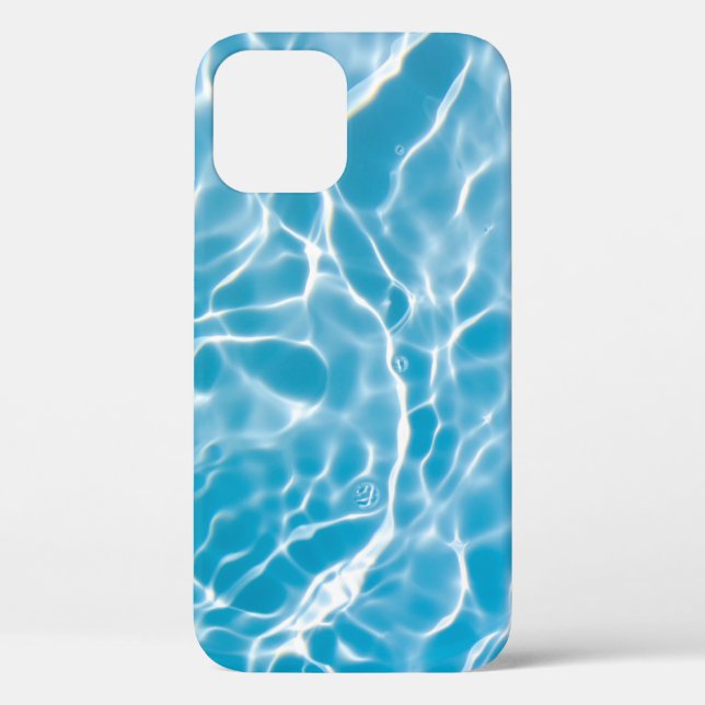 Blue water surface, nature abstract Case-Mate iPhone case (Back)