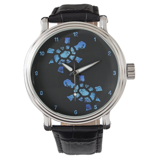 Blue Water Turtle Time Watch (Front)