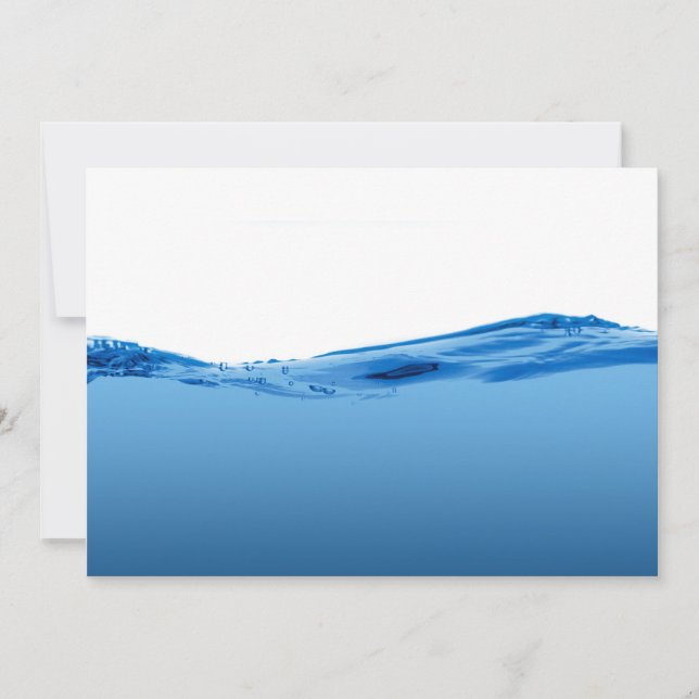 Blue water wave (Front)