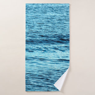 Blue water wave abstract backgroundabstract, aqua, bath towel