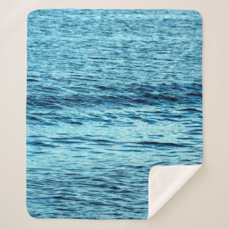 Blue water wave abstract backgroundabstract, aqua, sherpa blanket