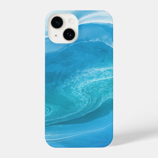 Blue Water Waves Ocean Sea  iPhone Case (Back)
