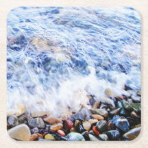 Blue water waving