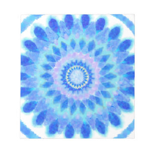 Blue Water Wheel Notepad