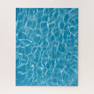 blue water with sunlight and ripples jigsaw puzzle