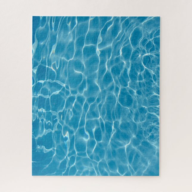 blue water with sunlight and ripples jigsaw puzzle (Vertical)