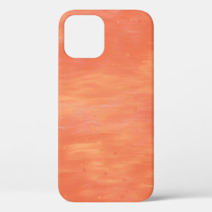 BLUE WATER WITH WHITE BUBBLES iPhone 12 CASE