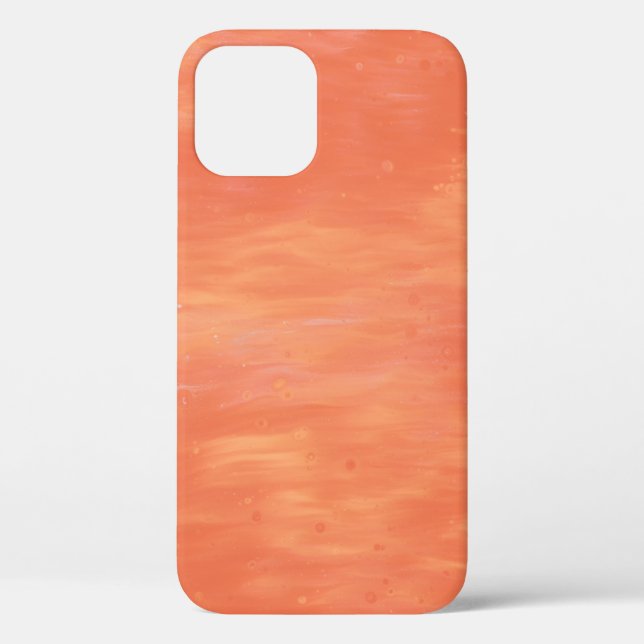 BLUE WATER WITH WHITE BUBBLES Case-Mate iPhone CASE (Back)