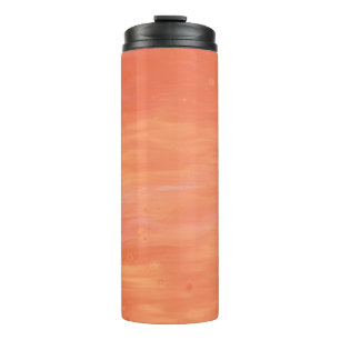 BLUE WATER WITH WHITE BUBBLES THERMAL TUMBLER