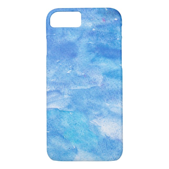 blue watercolor abstract Case-Mate iPhone case (Back)