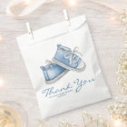 Blue Watercolor Baby Booties Baby Shower