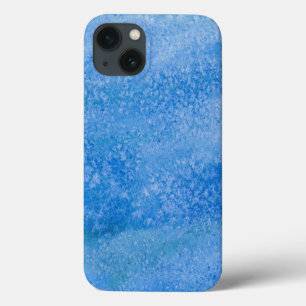 Blue Watercolor Background iPhone 13 Case