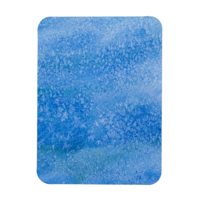 Blue Watercolor Background Magnet (Vertical)