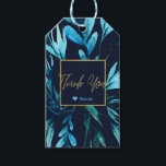 Blue Watercolor Botanical Glam Bridal Shower Favou Gift Tags<br><div class="desc">Blue Watercolor Botanical Glam Bridal Shower Favour Gift Tag.

Customise however you want.Matching items available.</div>