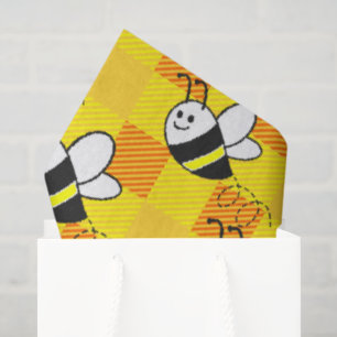 Blue Watercolor Dog Paw Print Tissue Paper