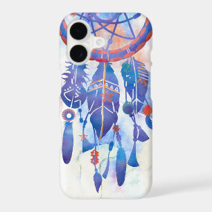 Blue Watercolor Dreamcatcher Modern Boho