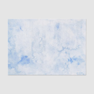 Blue Watercolor Elegant Tissue Paper