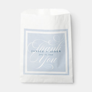 Blue Watercolor Enchanting Cloudscape Wedding Favour Bag