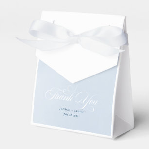 Blue Watercolor Enchanting Cloudscape Wedding Favour Box
