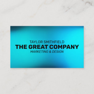 BLUE WATERCOLOR GRADIENT PROFESSIONAL BUSINESS CARD