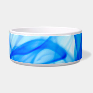 Blue Watercolor Ink Waves On White, or DIY Image