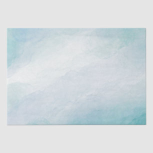 Blue watercolor tissue paper
