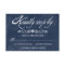 Blue Watercolor Wedding Response Cards