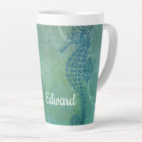 Blue Waters, Seahorse & Flourish