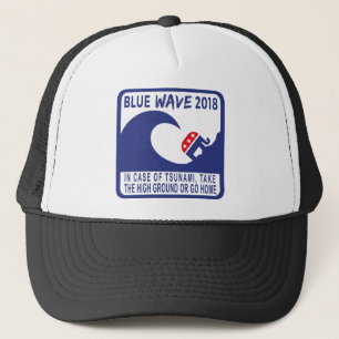 Blue Wave 2018 - Democratic victory! Trucker Hat