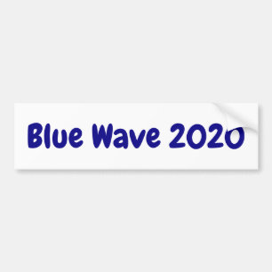 Blue Wave 2020 - Democrat Presidential Election Bumper Sticker
