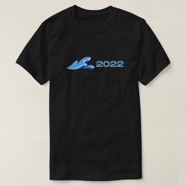 Blue Wave 2022 T-Shirt (Design Front)