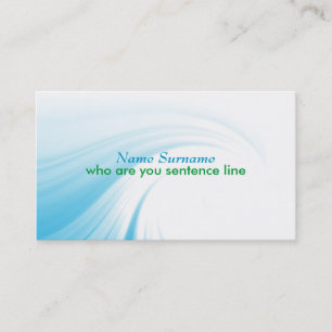 blue wave business card design