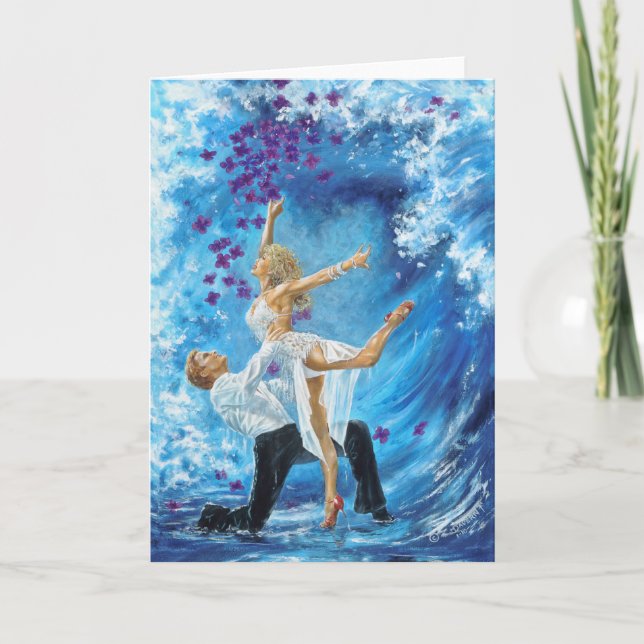 Blue Wave Card (Front)