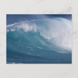 Blue wave crashing, Maui, Hawaii, USA Postcard