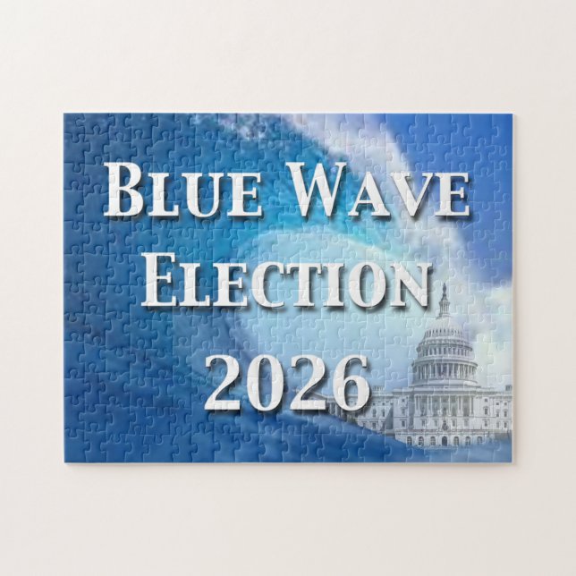 Blue Wave Election 2026 Jigsaw Puzzle (Horizontal)