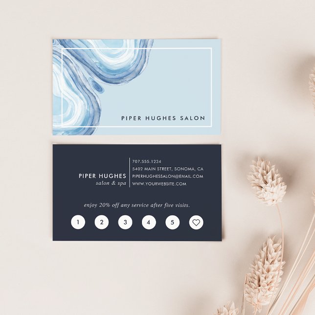 Blue Wave Geode | Loyalty Card (Creator Uploaded)