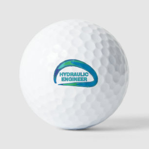Blue Wave Hydraulic Engineer Mug Golf Balls