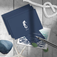 Blue Wave Seahorse Wedding ID836