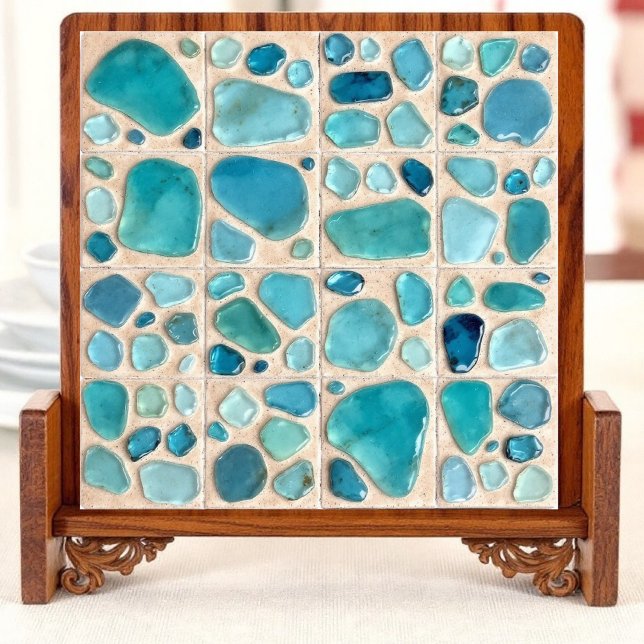 Blue Wave Stone Ceramic Tile (Creator Uploaded)