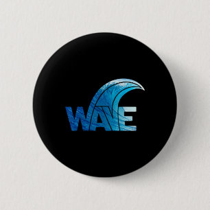 Blue Wave Vote Democratic President Resist Trump  6 Cm Round Badge