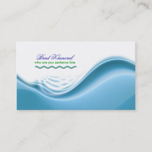 blue waves business card